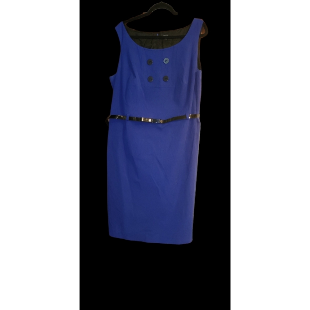 Blue jumper dress size 20 Tahari